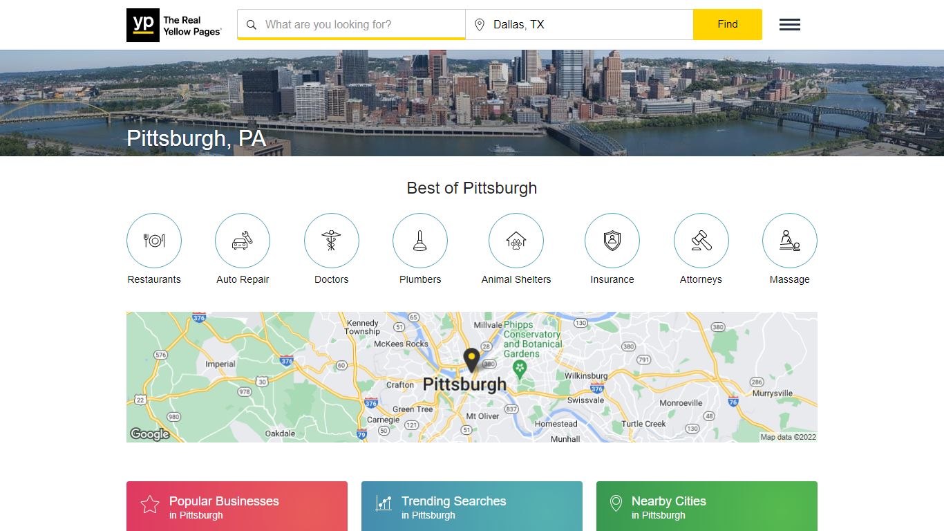 The Real Yellow Pages® - Pittsburgh, PA Directory - YP.com